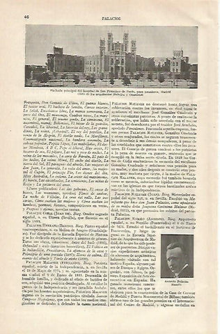 LAMINA ESPASA 24235: Hospital de San Francisco de Padua en Madrid
