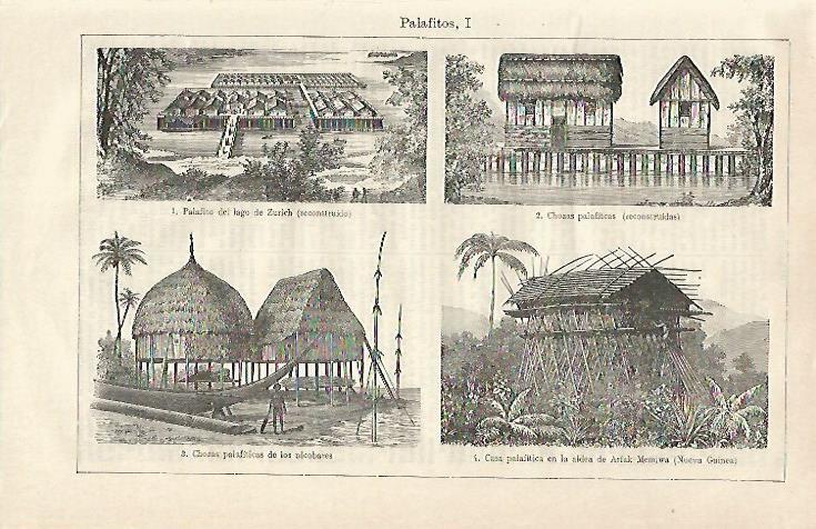 LAMINA ESPASA 24239: Palafitos