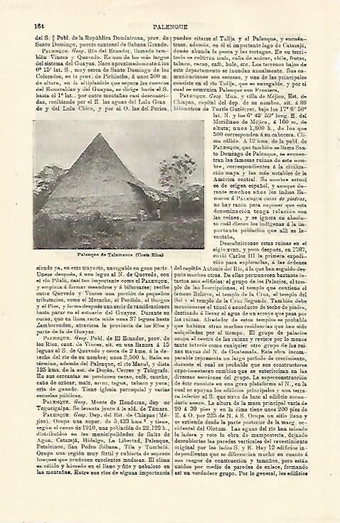 LAMINA ESPASA 24263: Palenque de Talamanca en Costa Rica