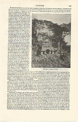 LAMINA ESPASA 24265: Templo del Sol en Palenque 