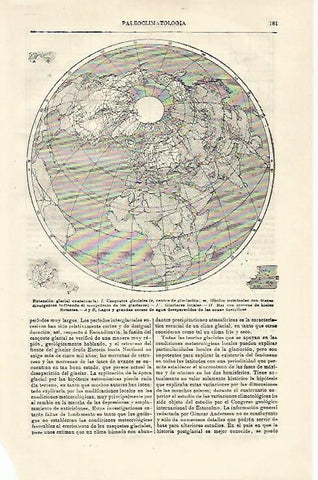 LAMINA ESPASA 24266: Extension glacial cuaternaria