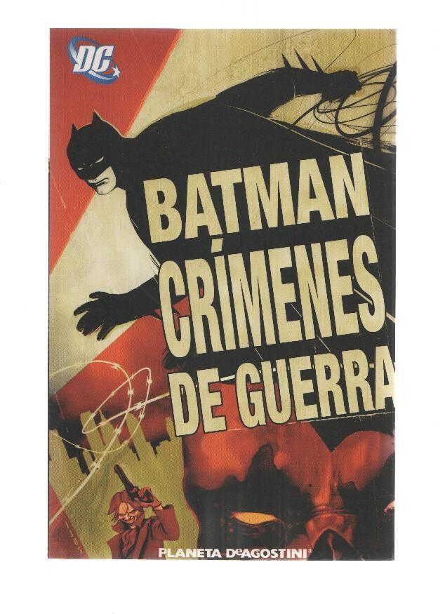 BATMAN: CRIMENES DE GUERRA - Andersen Gabrych (Planeta de Agostini)