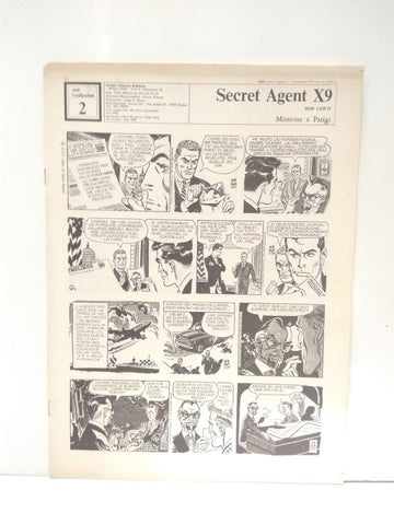 Eroi i Sedicesimi, Numero 02: SECRET AGENT X-9 (Bob Lewis): Missione a Parigi (Ennio Ciscato 1974)