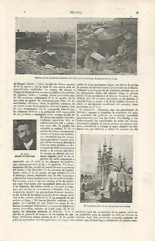 LAMINA ESPASA Alemania 24299: Efectos artilleria de Alemania en Lieja