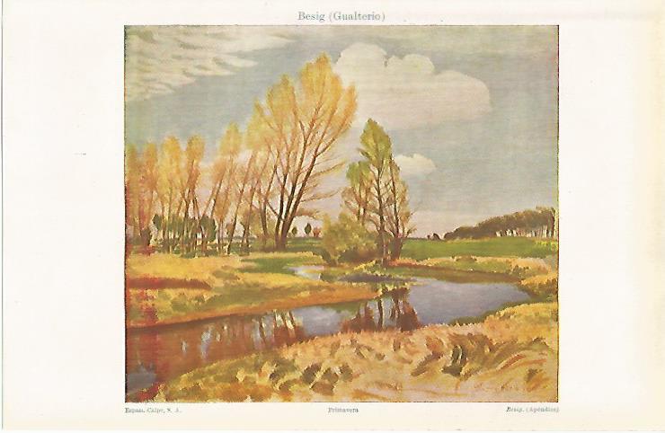 LAMINA ESPASA 24324: Primavera por G. Besig