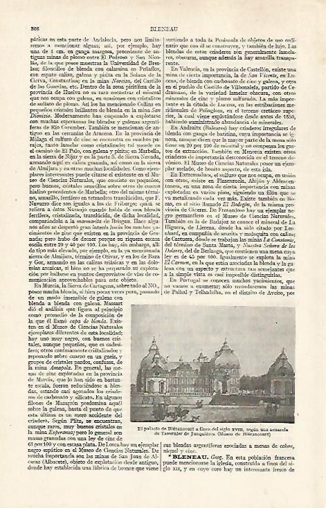 LAMINA ESPASA 24336: Palacio de Bierancourt segun Tavernier de Junquieres