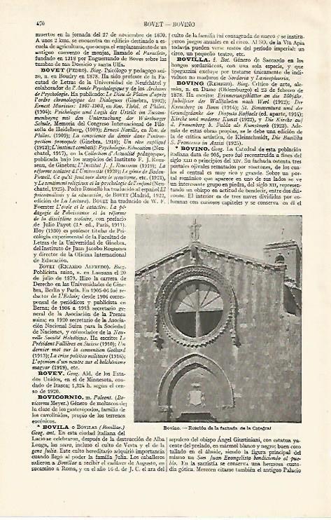 LAMINA ESPASA 24355: Catedral de Bovino