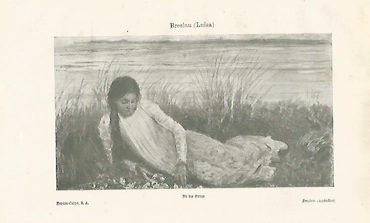 LAMINA ESPASA 24363: En las dunas por Luisa Bresalu