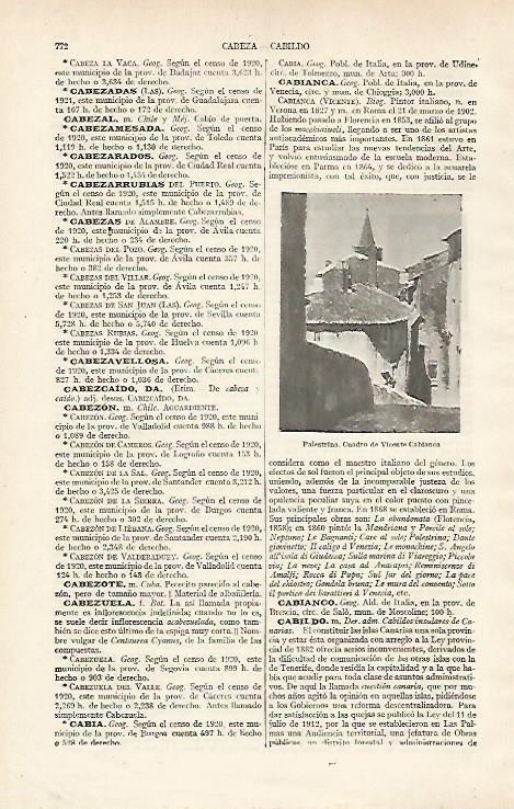 LAMINA ESPASA 24388: Palestrina por V. Cabianca