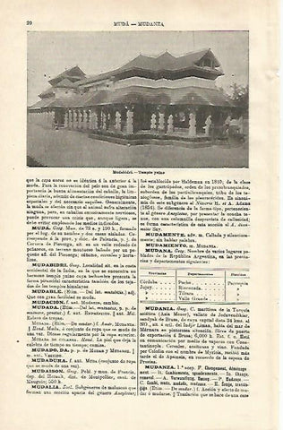 LAMINA ESPASA 24433: Templo yaino en Mudabidri