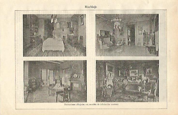 LAMINA ESPASA 24440: Habitaciones amuebladas