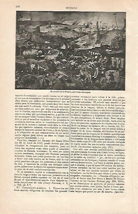 LAMINA ESPASA 24453: El triunfo de la muerte por Brueghel