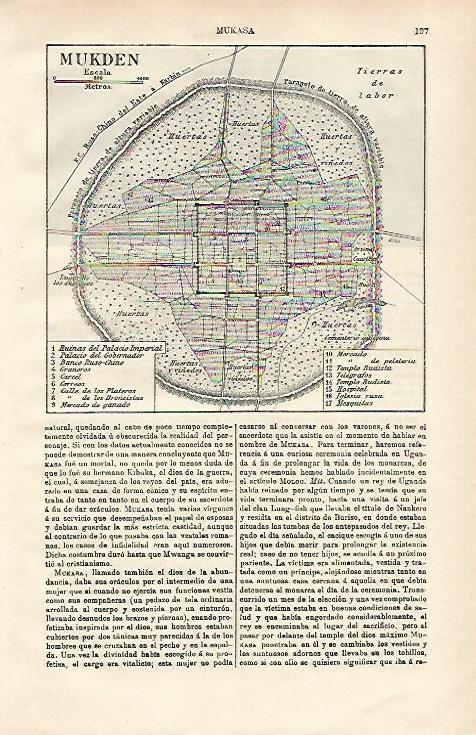 LAMINA ESPASA 24478: Plano de Mukden