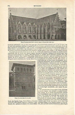 LAMINA ESPASA 24497: Casas Consistoriales de Brunswick
