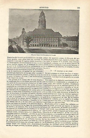 LAMINA ESPASA 24498: Casas Consistoriales de Dresde