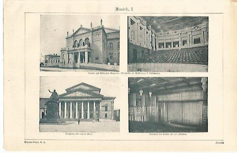 LAMINA ESPASA 24513: Teatros de Munich