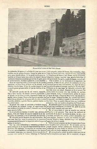 LAMINA ESPASA 24568: Cortina de San Pablo en Roma