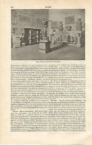 LAMINA ESPASA 24578: Sala del Museo Municipal de Brescia