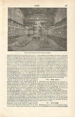 LAMINA ESPASA 24584: Sala de arte budista del Museo Cernuschi en Paris