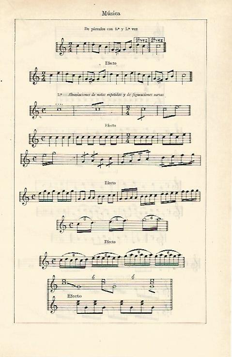LAMINA ESPASA 24591: Abreviaciones de musica