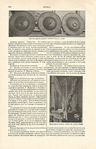 LAMINA ESPASA 24593: Cimbalos egipcios antiguos