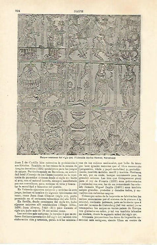 LAMINA ESPASA 24627: Naipes catalanes. Coleccion Apeles Mestres de Barcelona