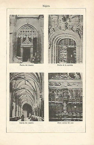 LAMINA ESPASA 24634: Monasterio de Najera