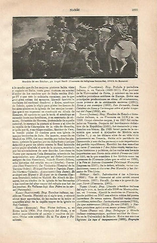 LAMINA ESPASA 24672: Martirio de San Esteban por Nardi