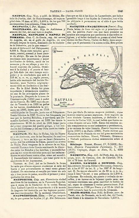 LAMINA ESPASA 24688: Plano de Nauplia