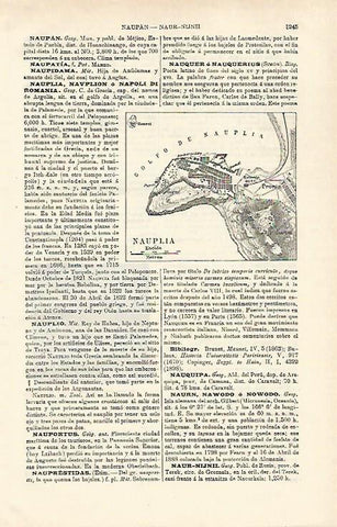 LAMINA ESPASA 24688: Plano de Nauplia