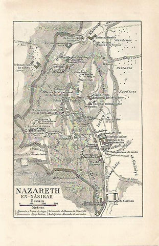 LAMINA ESPASA 24708: Plano de Nazaret