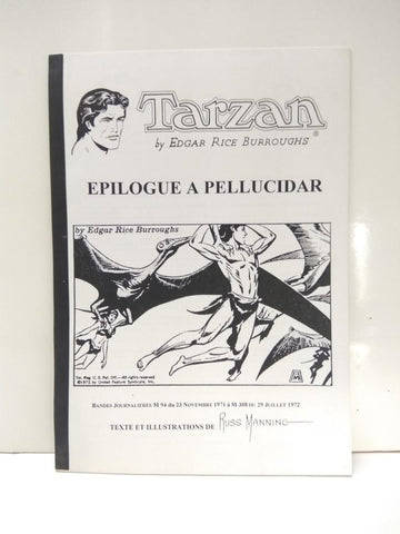 TARZAN - Epilogue a Pellucidar (Russ Manning), Bandes Journalieres: Del M-94 al M-308 (1971-72)
