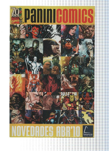 PANINI COMICS NOVEDADES: Abril 2010 (Panini 2010)