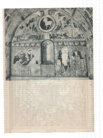 El Museo del Prado, laminas 03 y 04: Capilla romanica y La fuente de la gracia (Van Eyck)