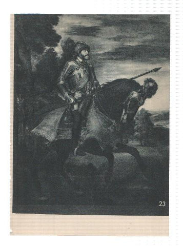 El Museo del Prado, laminas 23 y 24: Carlos V en la batalla de Muhlberg y Doña Isabel de Portugal (Tiziano)