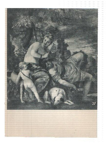 El Museo del Prado, laminas 27 y 28: Venus y Adonis y La virtud y el vicio (Verones)