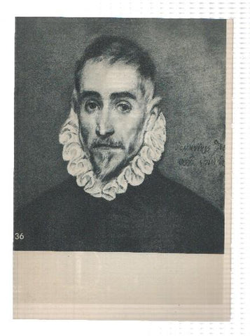 El Museo del Prado, laminas 35 y 36: El caballero de la mano en el pecho y Un Caballero (El Greco)