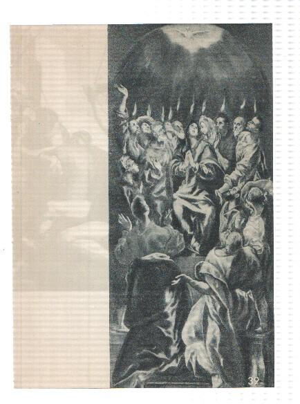 El Museo del Prado, laminas 39 y 40: La pentecostes (el greco) y Martirio de San Bartolome (Ribera)