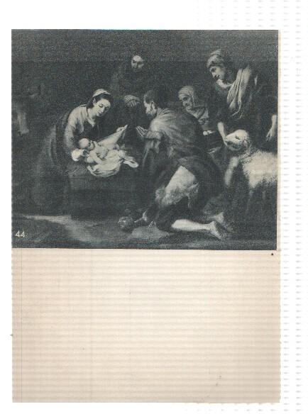 El Museo del Prado, laminas 43 y 44: Bodegon (Zurbaran) y Adoracion de los pastores (Murillo)