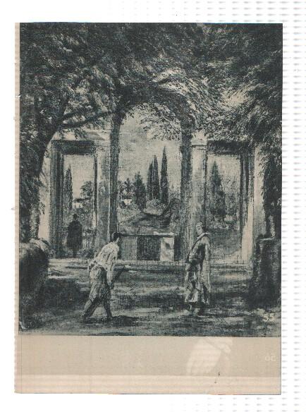 El Museo del Prado, laminas 55 y 56: Jardin de la villa de Medicis (Velazquez) y La duquesa de feria (Antonio Moro)