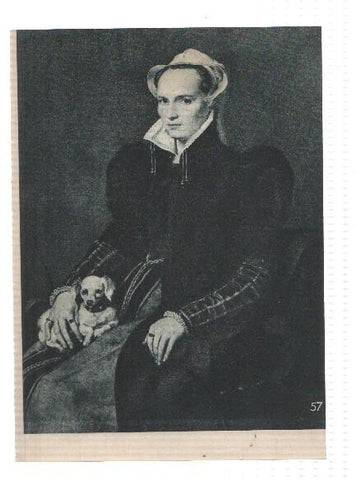 El Museo del Prado, laminas 57 y 58: La mujer de pintor y Pejeron (Antonio Moro)