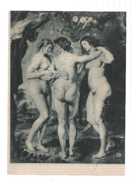 El Museo del Prado, laminas 59 y 60: Las tres gracias y Doña Ana de Austria (Rubens)