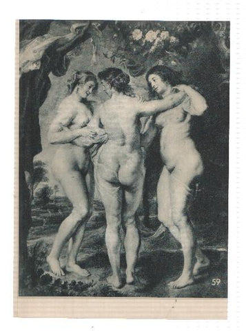 El Museo del Prado, laminas 59 y 60: Las tres gracias y Doña Ana de Austria (Rubens)