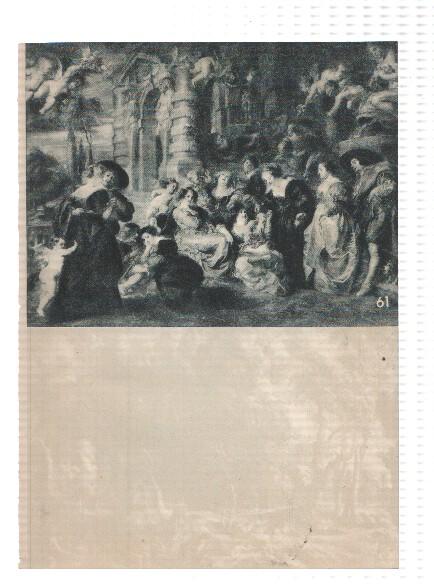 El Museo del Prado, laminas 61 y 62; El jardin del amor y Danza de aldeanos + Caza del Meleagro (Rubens)