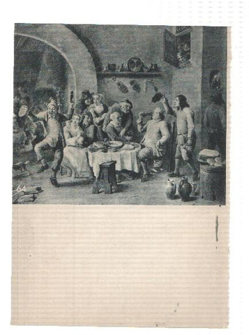El Museo del Prado, laminas 63 y 64: Fiesta campestre y Le roi boit (David Teniers)
