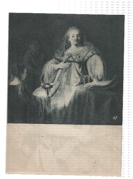 El Museo del Prado, laminas 67 y 68: Artemisa (Rembrandt) y La duquesa de Toscana (Mengs)