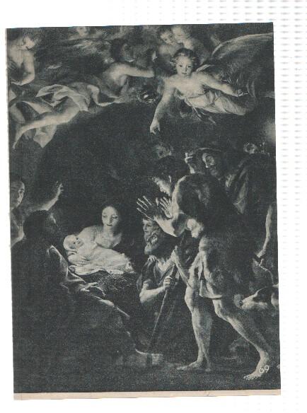 El Museo del Prado, laminas 69 y 70: Adoracion de los pastores (Mengs= y El parnaso (Poussin)
