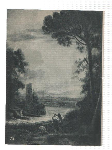 El Museo del Prado, laminas 71 y 72: Embarco en Ostia y El arcangel Rafael y Tobias (Claudio de Lorena)