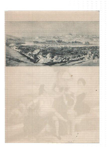 El Museo del Prado, laminas 85 y 86: La pradera de San Isidro y La Vendimia (Goya)