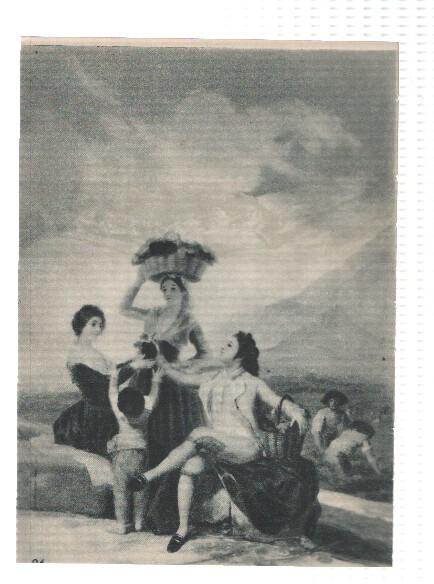 El Museo del Prado, laminas 85 y 86: La pradera de San Isidro y La Vendimia (Goya)